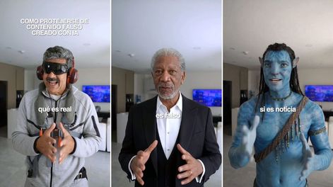 Utilizó imágenes de famosos para dar consejos sobre el peligro de las estafas y desinformación por el uso de la IA.&nbsp;