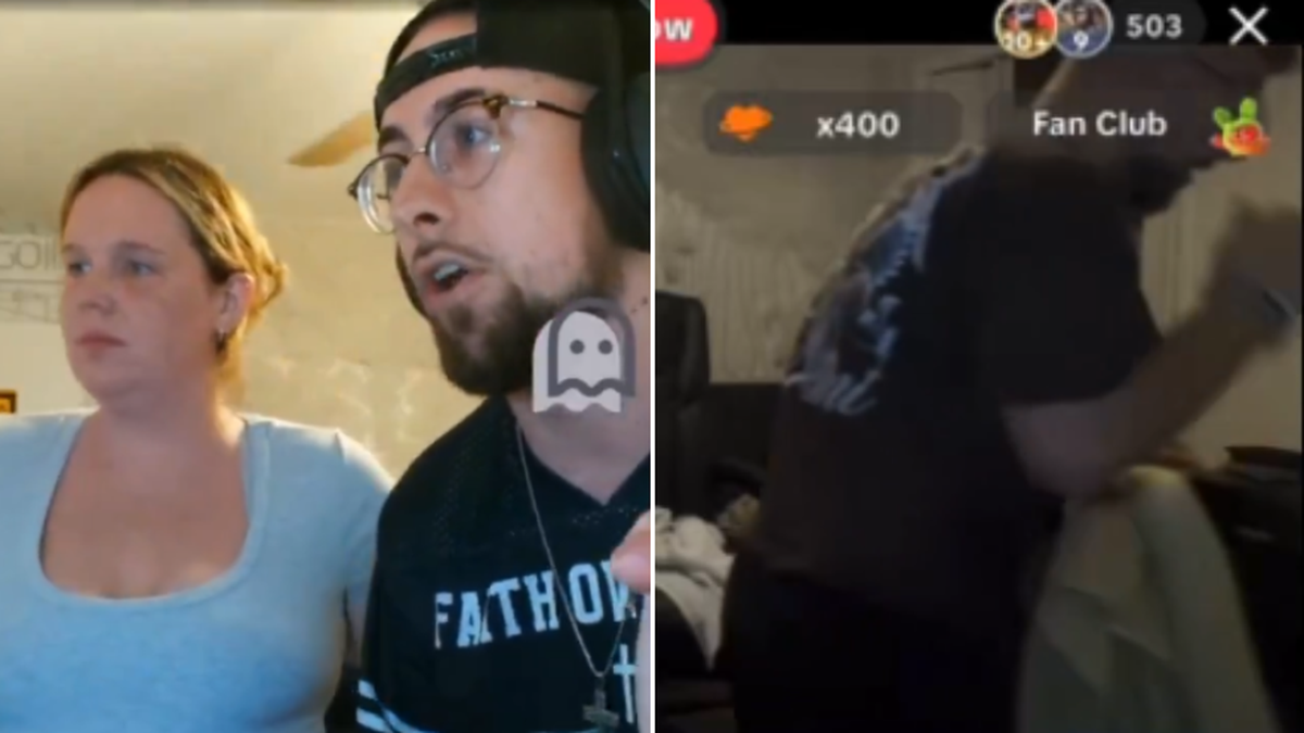 Golpeó a su novia en plena transmisión en vivo y el video generó indignación en las redes sociales