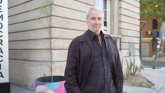 Alejandro Katz, en la Casa de la Cultura y la Memoria de Godoy Cruz, donde dio una charla sobre la democracia. Foto: José Gutiérrez / Los Andes