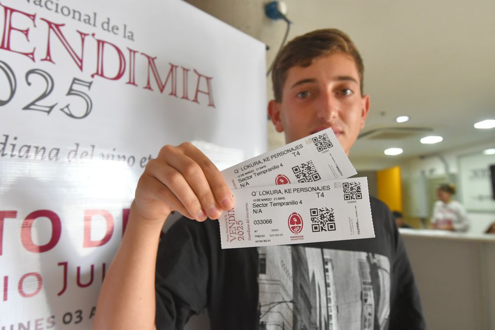 Empezó el canje de entradas para Vendimia 2025 (Los Andes)