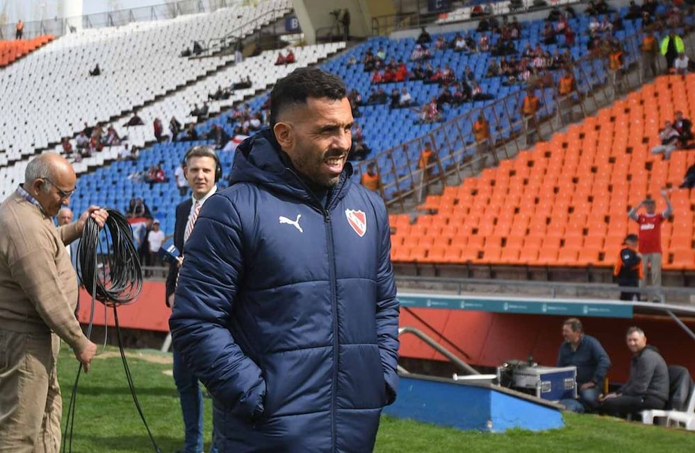 Carlos Tevez, continuará al frente de Independiente. / Foto: José Gutierrez (Los Andes).