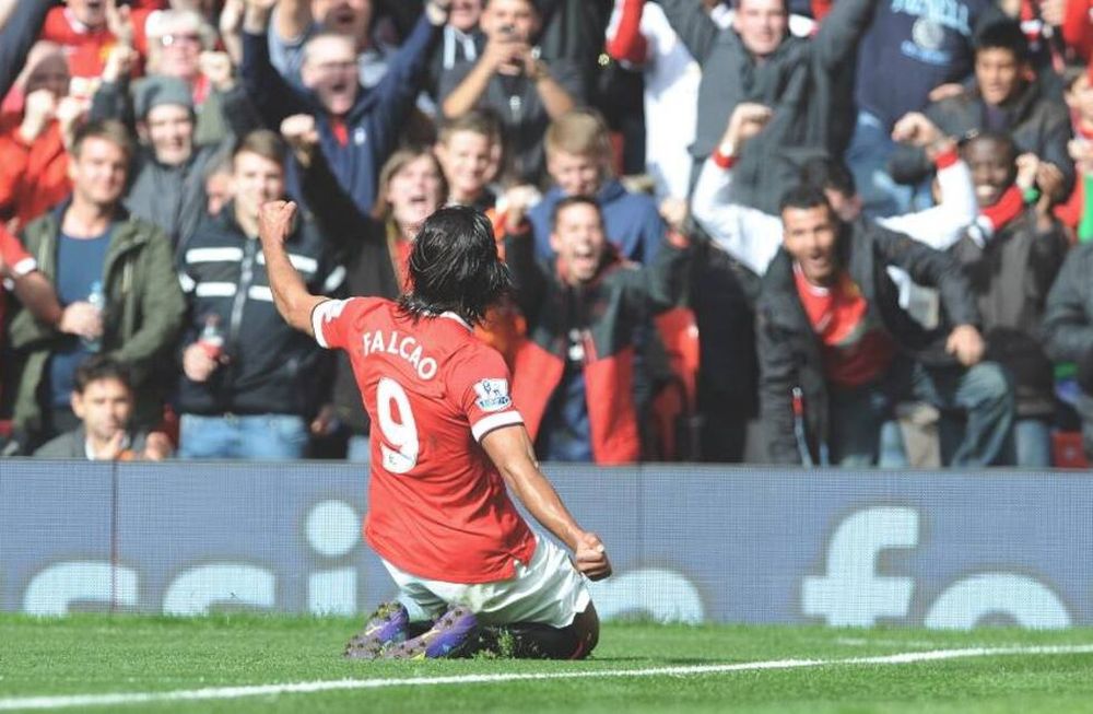 Premier League: el Manchester United empató con gol de Falcao