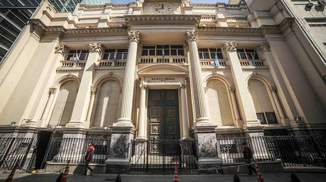 Frente del Banco Central de la República Argentina.