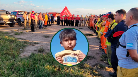 En el interior de Córdoba buscan intensamente a Liam. Foto: AG Noticias