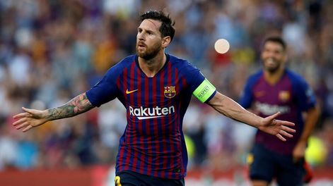 Con un hat-trick de un Messi imparable, Barcelona goleó en el debut