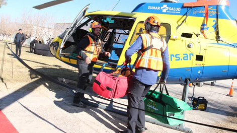 Los Andes | aeroevacuación médica para la minería de alta montaña