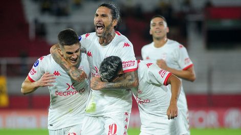 Huracán arrancó a paso firme y con una goleada en la Copa Sudamericana./ Gentileza.