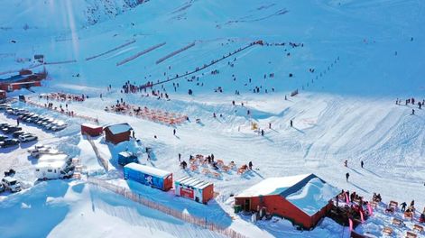Los Andes | El Parque De Nieve, Los Puquios, se prepara para la temporada 2024. Foto: Los Puquios