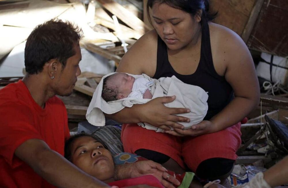 Bea Joy, la niña que nació en medio de la destrucción