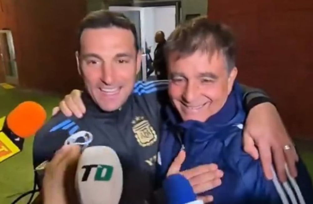 Lionel Scaloni elogió a Claudio Vivas