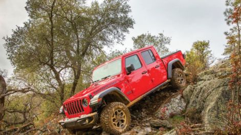 Imagenes de la nueva pick up de Jeep. / Gentileza.