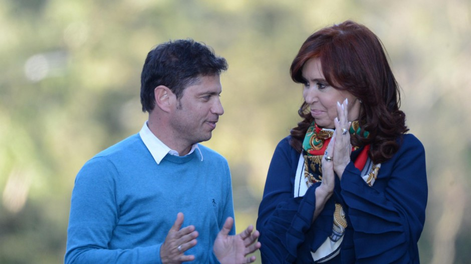 Axel Kicillof y Cristina Kirchner.