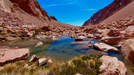 Cajón de Arenales, en Reserva Manzano Histórico, Tunuyán.