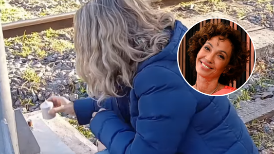 Hizo un ritual en el lugar donde murió Ernestina País y recibió una ola de críticas: Que su alma se ilumine