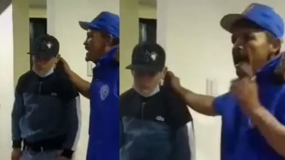 “Me da ira, me da tristeza, porque la gente me juzga, nos juzga”, reveló César, quien ejerce como vendedor ambulante de frutas. Foto: Captura de video.