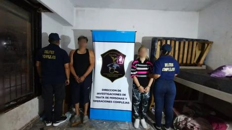 Los policías encontraron a los niños en un operativo contra la trata de personas y muchos de ellos rompieron en llanto. / Foto: Policía de Buenos Aires