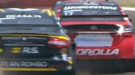 La polémica maniobra entre Pernía y Rossi