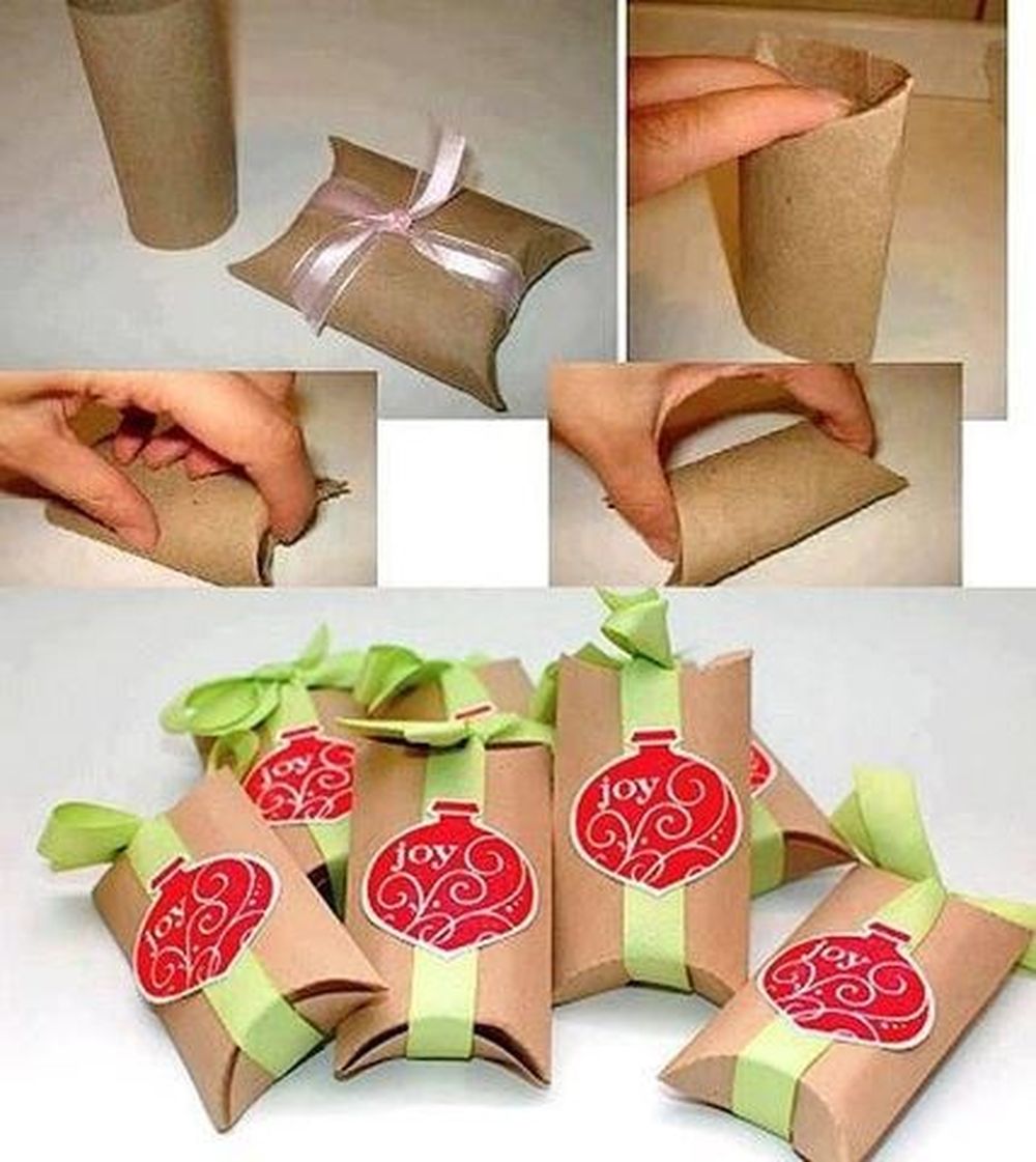 Reciclaje de tubos de cart&oacute;n.