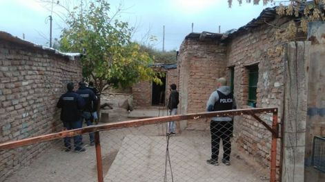 Los Andes | Un operativo policial en el Campo Papa. | Imagen ilustrativa / Los Andes