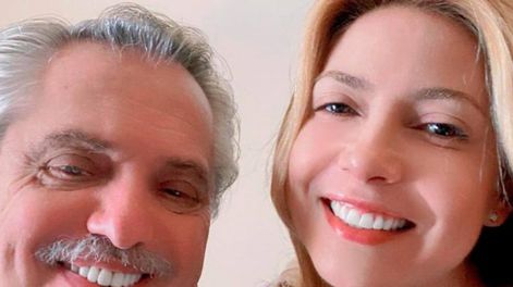 Alberto Fernández y Fabiola Yañez (Facebook Fabiola Yañez).