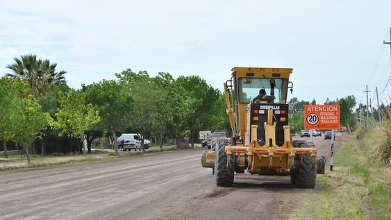 Comenzó la repavimentación de avenida Alberdi en San Rafael