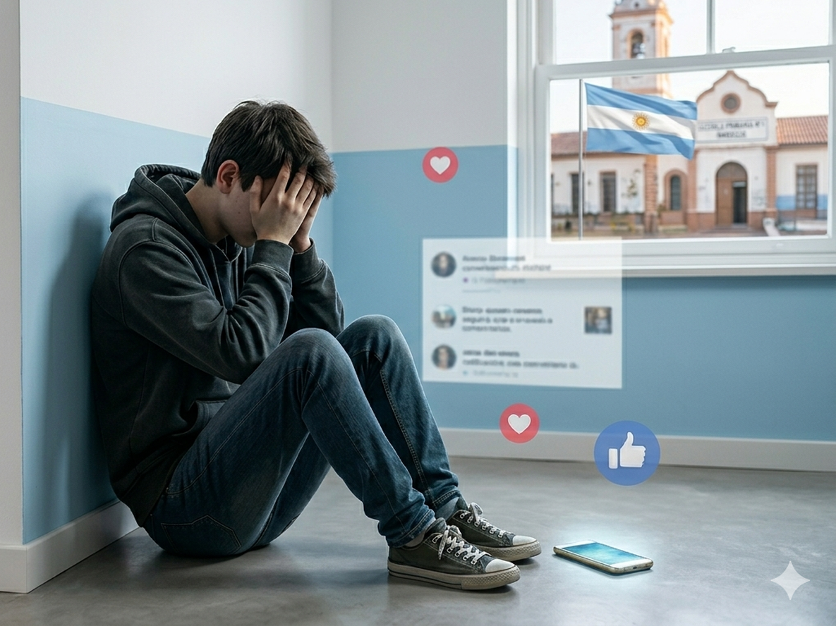 Los adolescentes afrontan una crisis marcada por un contexto de violencias, sufrimiento y la necesidad de acompañamiento adulto. |&nbsp; Imagen ilustrativa creada con IA