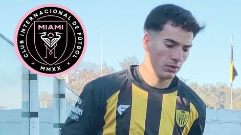 Vicente Barberini, jugador de Santamarina de Tandil que podría ser compañero de Messi