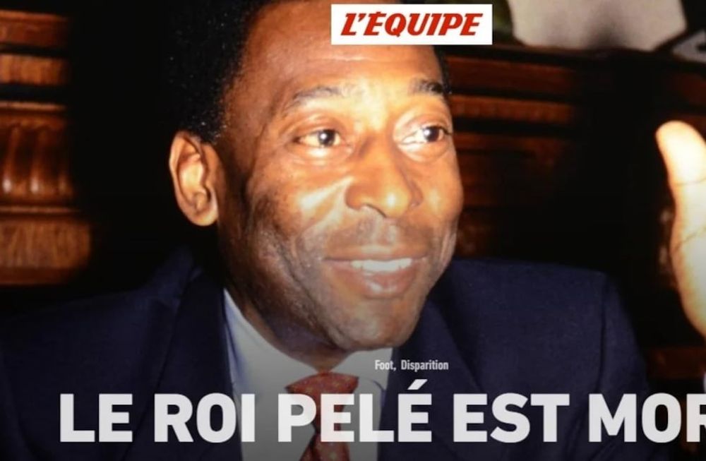 LEquipe de Francia ocupó toda su portada con la noticia.