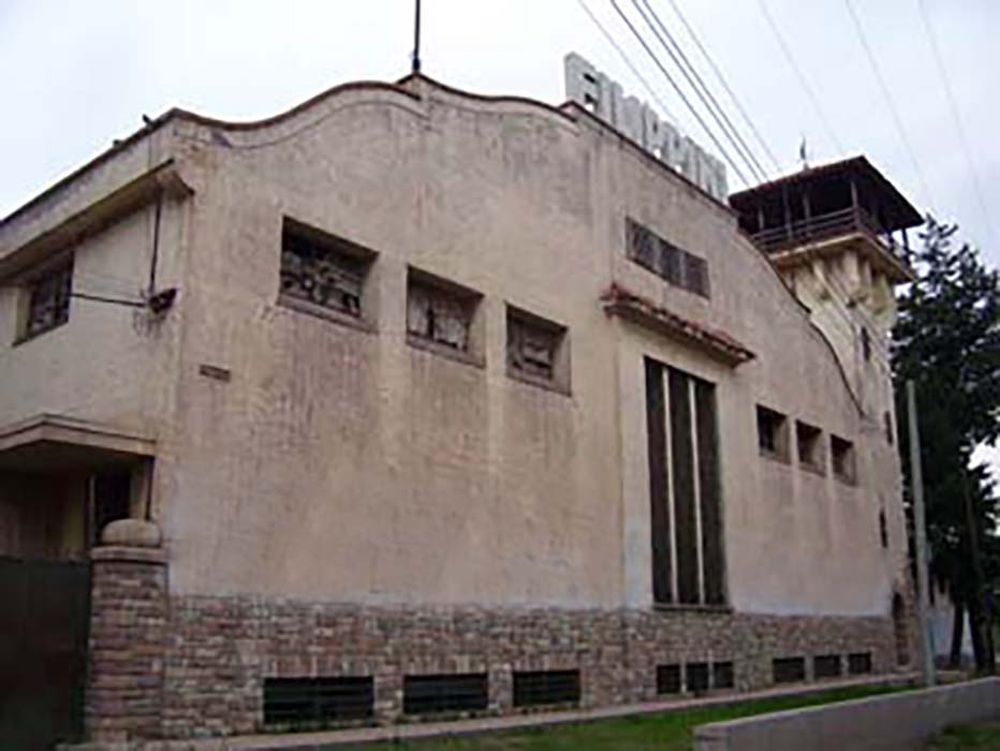 La bodega Filippini (Godoy Cruz) en sus años de esplendor.
