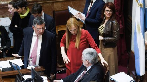Los Andes | La senadora mendocina Anabel Fernández Sagasti, de La Cámpora, empuja la ley de alcohol cero (Foto: Federico López Claro)