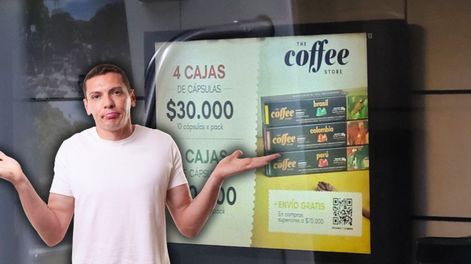 La curiosa promoción de café que se volvió viral en redes sociales.
