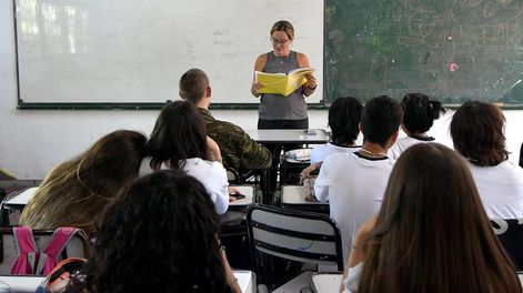 La mayoría de los estudiantes (75,2%) dice sentirse bien al ir a su escuela, mientras que uno de cada 4 (24,8%) está en desacuerdo con esta idea. | Foto: Orlando Pelichotti / Los Andes
