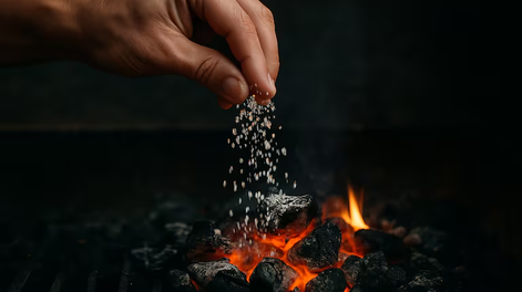 Qué pasa si tirás sal en las brasas del asado y el secreto que nadie conoce
