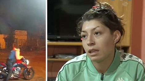 La mujer reconoció que Andrés luchaba contra las adicciones. Foto Captura: Telefe Noticias