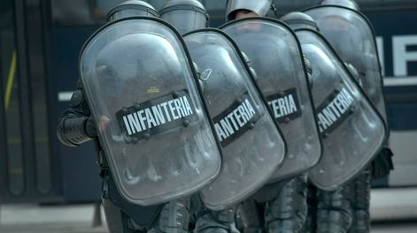 Los Andes | El Ministerio de Seguridad dispuso que 290 efectivos controles el clásico. Foto: Orlando Pelichotti