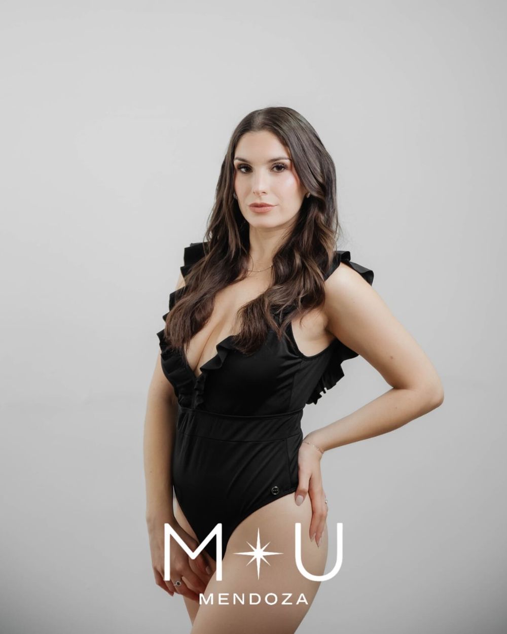 Candidata Miss Universo Mendoza 2025: Alejandra Abrego.