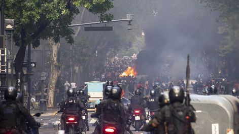 Patricia Bullrich se reunió con organismos de inteligencia para diseñar el operativo de seguridad por la movilización de los jubilados para este miércoles.