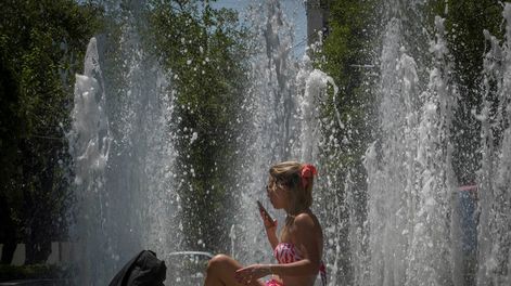 El calor se sentirá durante el fin de semana en Mendoza. Foto : Orlando Pelichotti / Los Andes