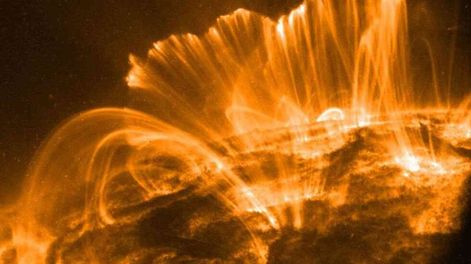 Una erupción en el Sol podría afectar las telecomunicaciones y la red eléctrica.