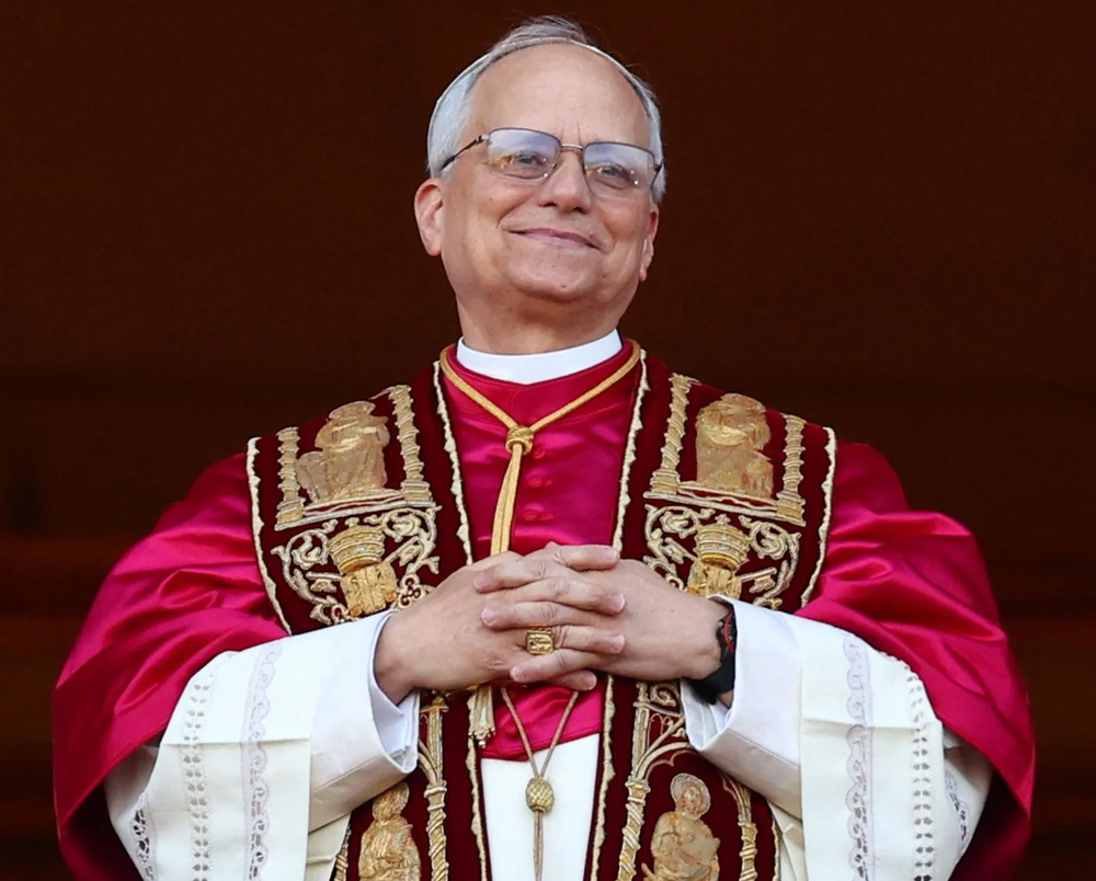 El Papa Le&oacute;n XIV tras el c&oacute;nclave.