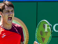 Masters 1000 de Miami: el argentino Ugo Carabelli remontó su partido en el debut y avanzó de ronda.&nbsp;