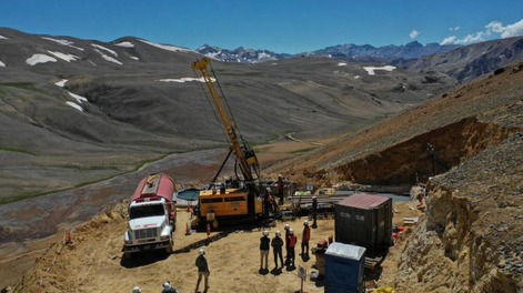 Avanza la etapa de exploración en Cerro Amarillo. Foto: Prensa Gobierno