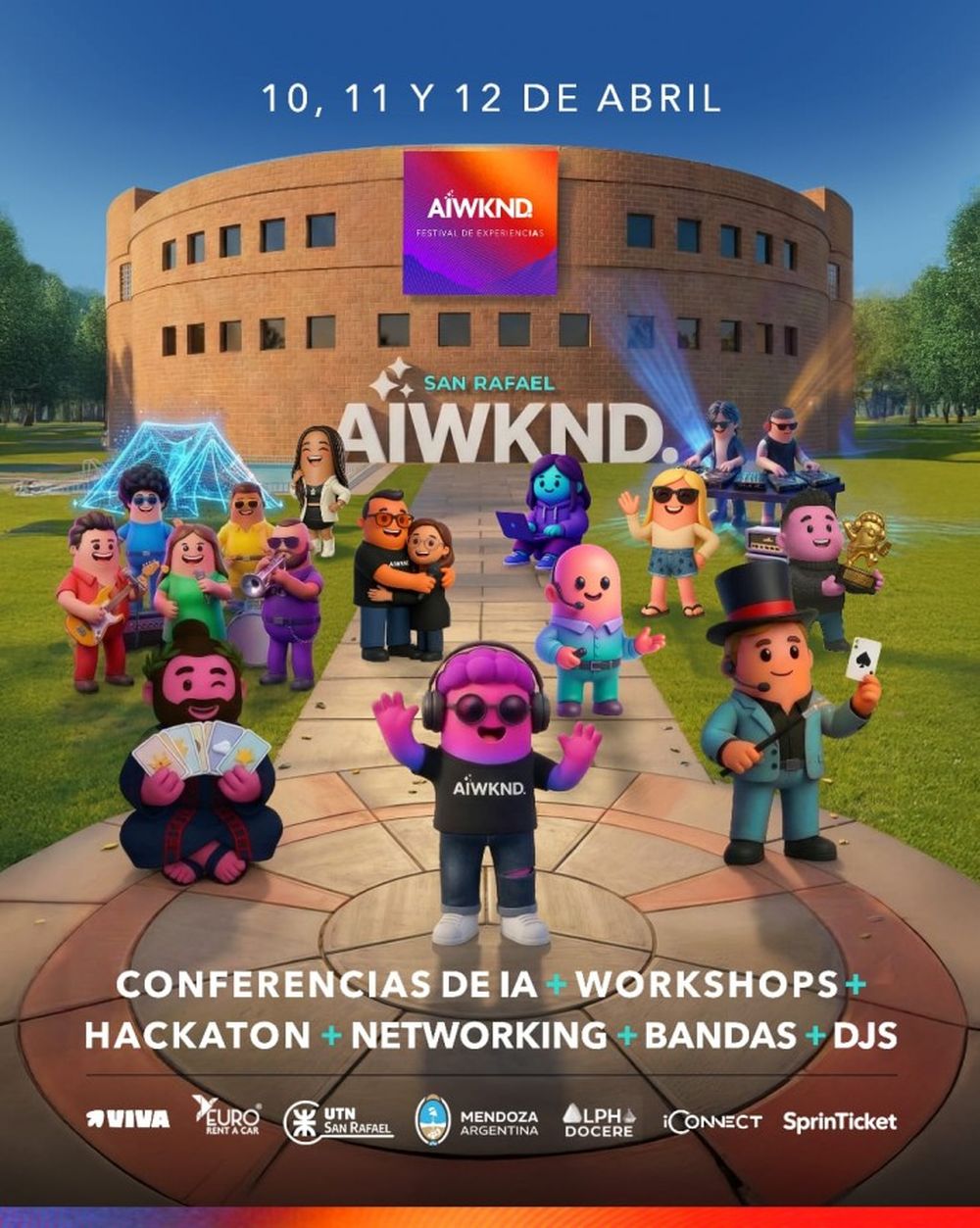 AI Weekend llegará a San Rafael del 10 al 12 de abril con conferencias, workshops, hackatón y una propuesta pensada para vivir la inteligencia artificial de manera práctica y cercana.