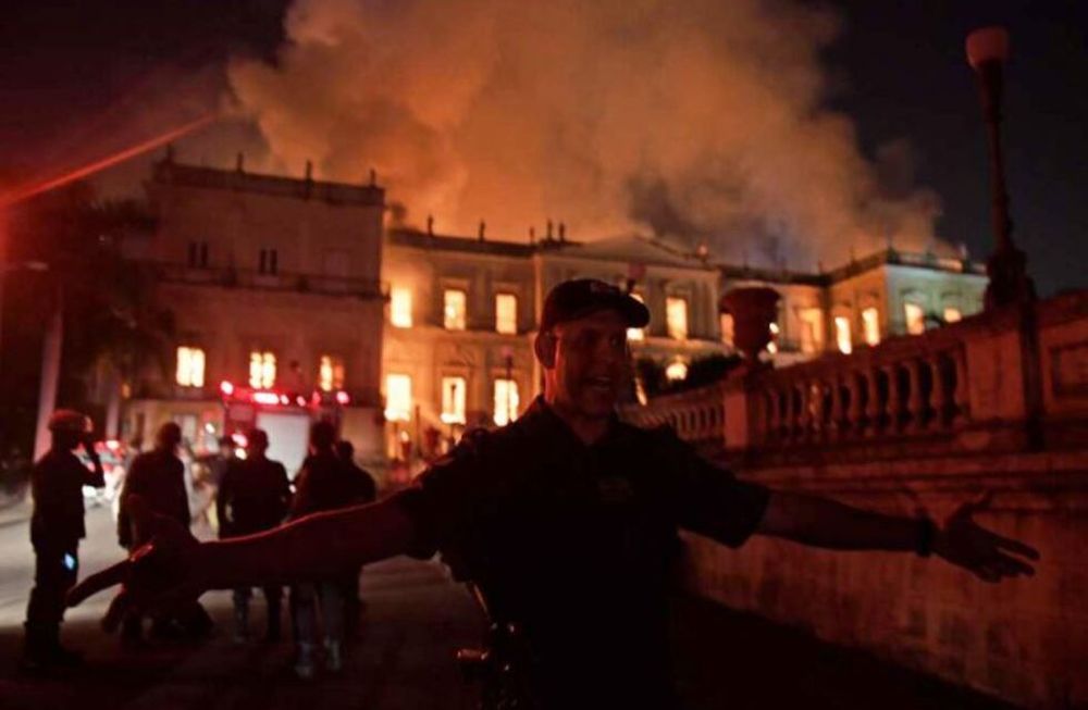 El fuego destruyó una joya de la arqueología mundial en Río
