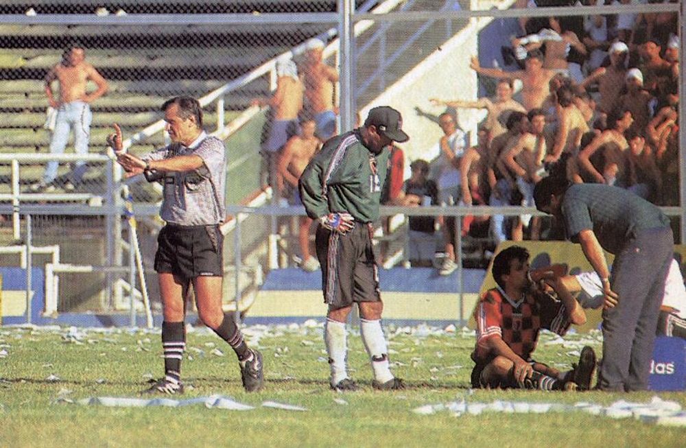 En 1997 el clásico entre Rosario Central y Newells fue suspendido por inferioridad numérica.