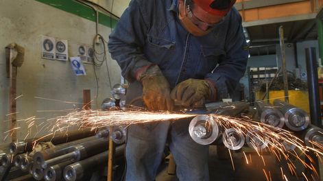 Los Andes | En baja. Los sectores vinculados a las industrias básicas de hierro y acero mostraron una retracción del 53% en el uso de electricidad. Foto: Orlando Pelichotti / Los Andes.