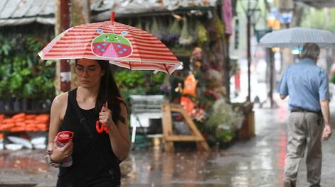 Rige una alerta naranja y otra amarilla por tormentas en Mendoza. Foto: José Gutiérrez / Los Andes