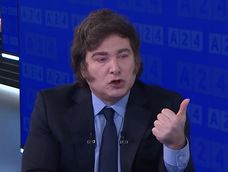 El presidente Javier Milei (A24)
