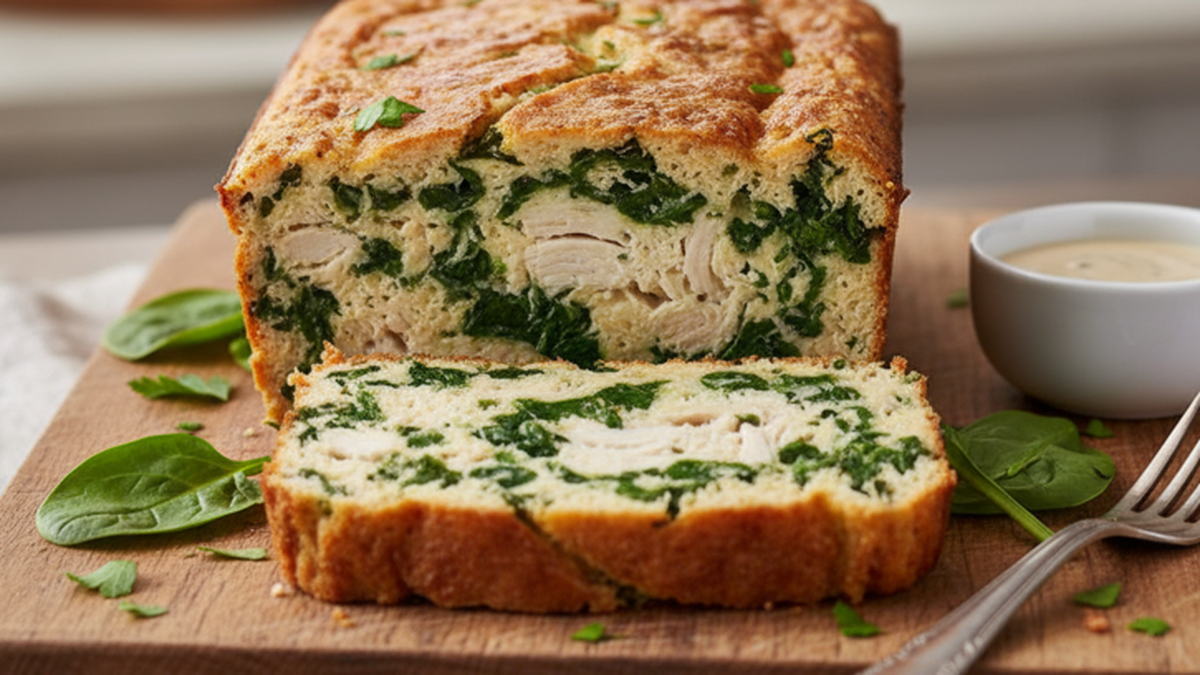 Budín de espinaca y pollo: la receta más versátil y nutritiva, que es perfecta para cualquier momento