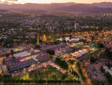 Vista áerea de la Ciudad de Mendoza